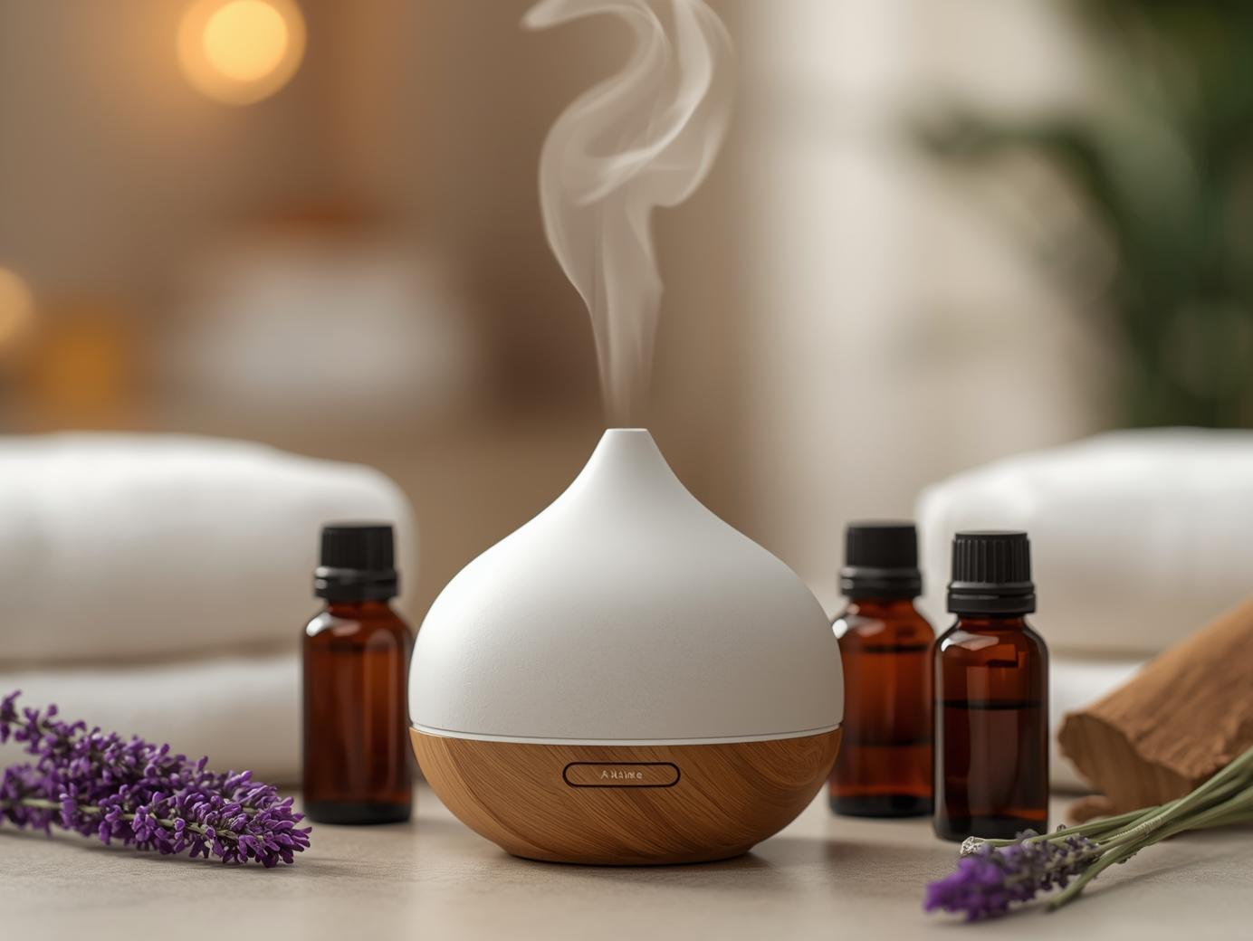 Essentiële oliën en diffuser